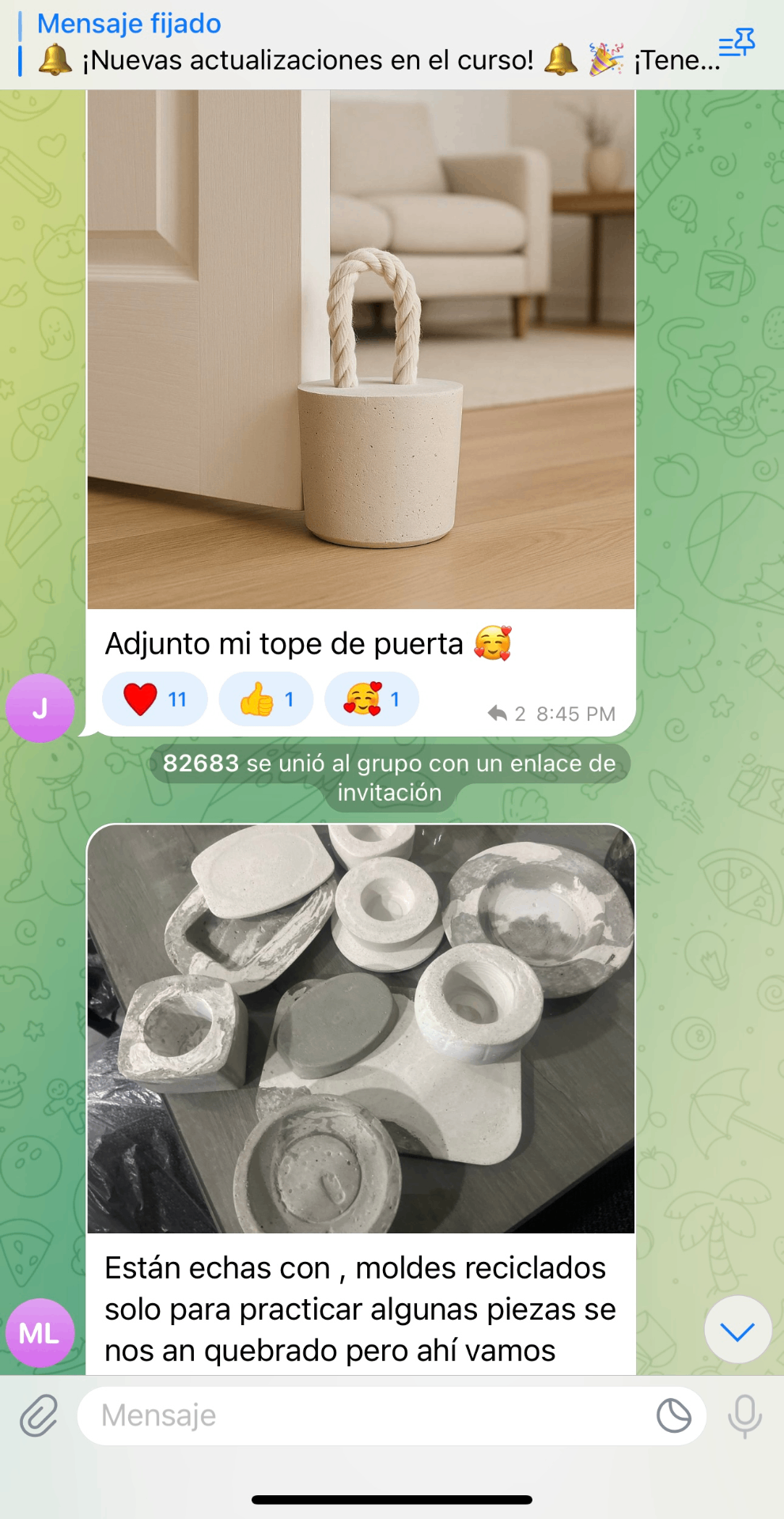 Captura testimonio WhatsApp 1